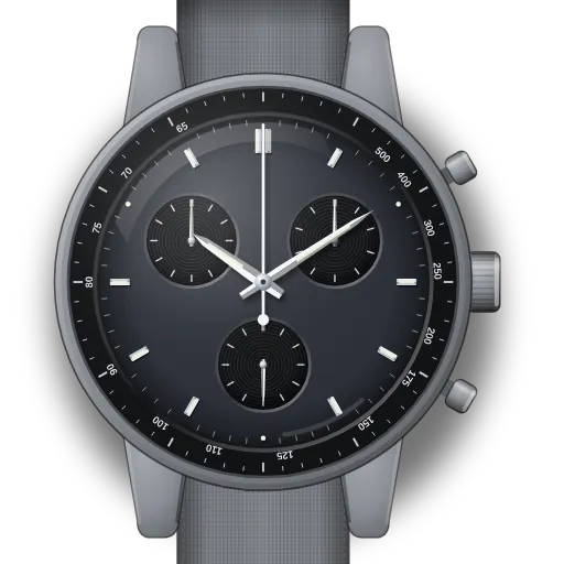 Illustration of the MoonSwatch Moonshine Gold editions (Mission to the Moon / Sun / Mars…) dial (our own drawing, not a product photo)